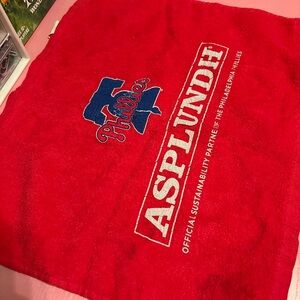 Philadelphia Phillies Red AasplundTowel